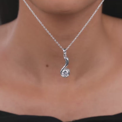 Silver Same Old Love Pendant With Link Chain