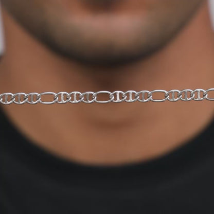 Silver Anchor Chain For Him