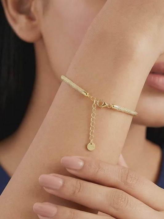 Golden Zivara Weave Bracelet
