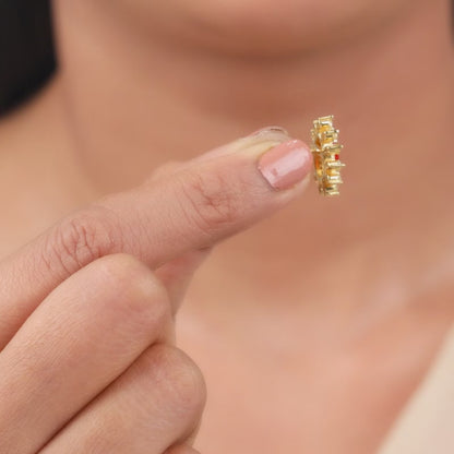 Golden Astarte Earrings