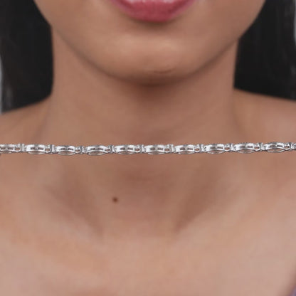 Silver Modern Nazar Bracelet