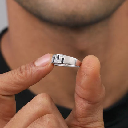 Silver Mystic Style Ring For Him