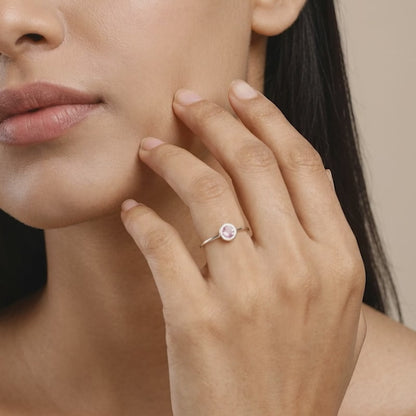 Silver Lustre Hue Ring