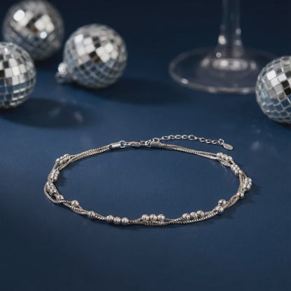 Silver Silence Anklet