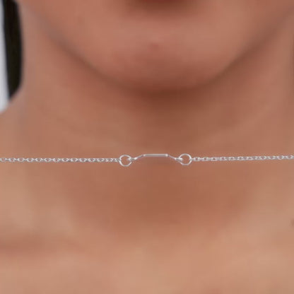 Silver Personalised Hexagon Initial Bracelet