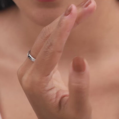 Silver Endless Love Ring