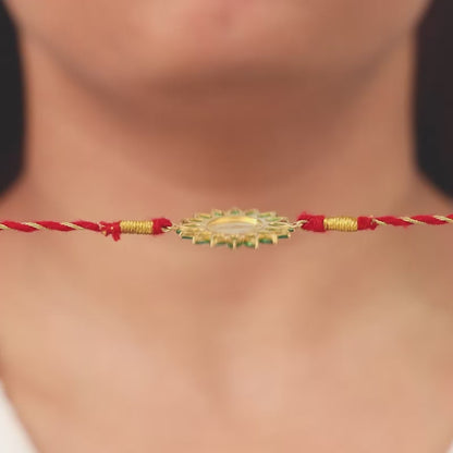 Silver Ekadanta Rakhi Combo (Set of 3)