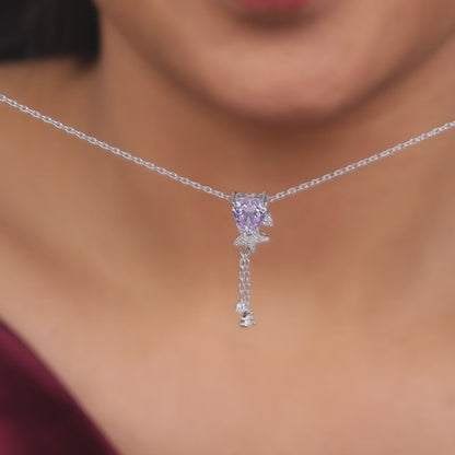 Silver Forever Held Necklace