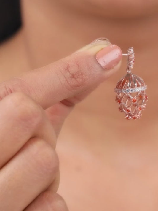 Rose Gold Amaterasu Earrings