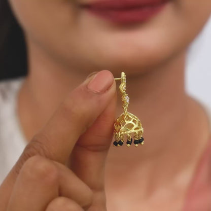 Golden Desire Mangalsutra Jumkis