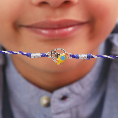 Silver Little Bro Kids Rakhi