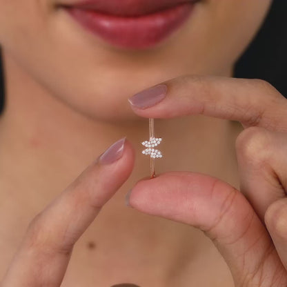 Rose Gold Butterfly Watch Band