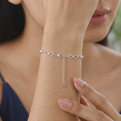 Silver Lunara Knot Bracelet