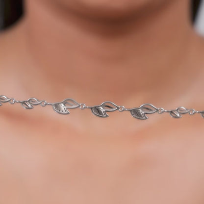 Silver Winter Vine Bracelet