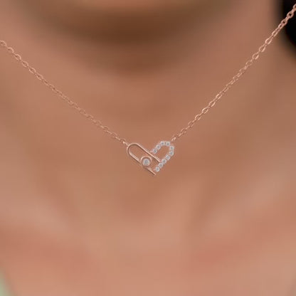 Rose Gold Heart Necklace