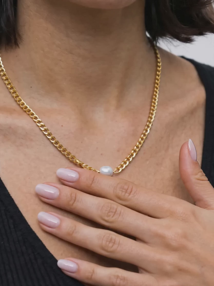 IXIA by GIVA Soft Power Gold Plated Necklace