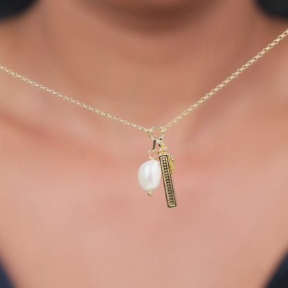 Golden Half Moon Necklace