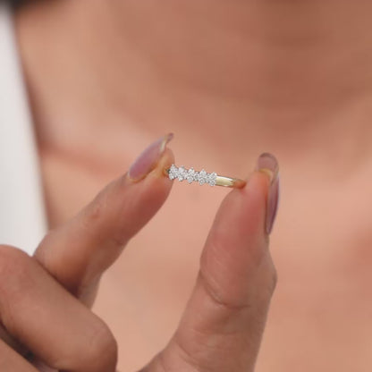 Gold Dew Shine Lab Grown Diamond Ring