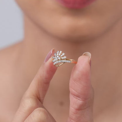 Gold Dawnlight Lab Grown Diamond Ring