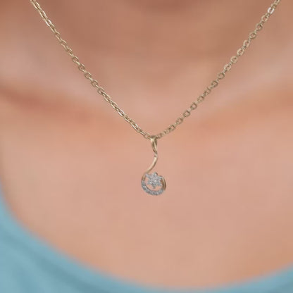 Gold Soléa Lab Grown Diamond Pendant