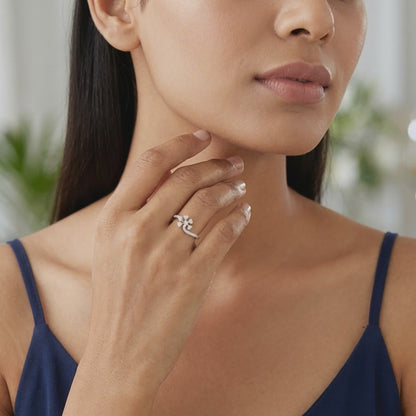 Gold Everflower Lab Grown Diamond Ring (Size 12)