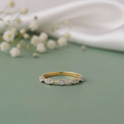 Gold Marea Lab Growm Diamond Ring