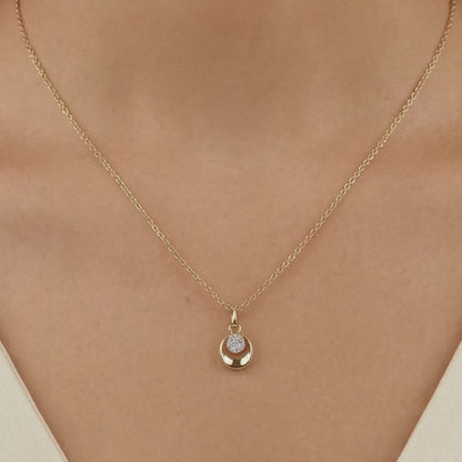 Gold Unity Lab Grown Diamond Pendant