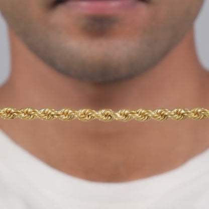 Golden Rope Bracelet For Him