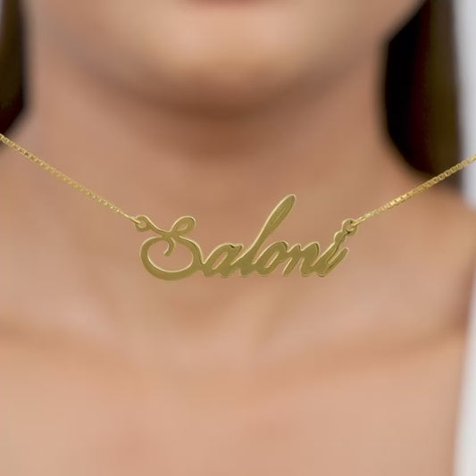 Golden Personalised Eternal Necklace
