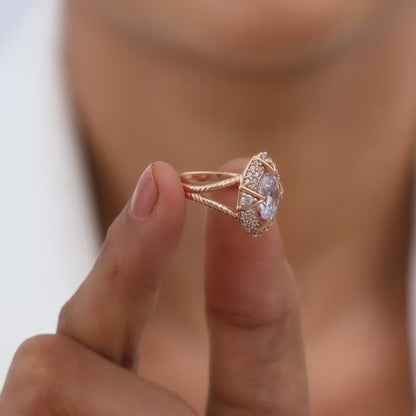 Rose Gold Charmante Ring