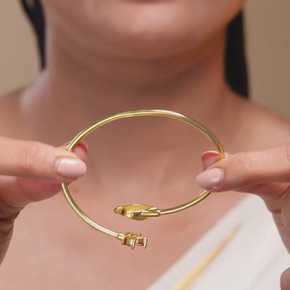 Golden Isis Cuff Bracelet