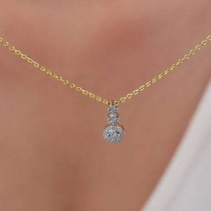 Gold Your Gleam Lab Grown Diamond Pendant