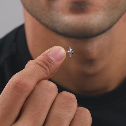 Silver Nightfall Star Stud For Him