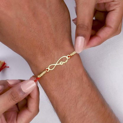 Golden Infinity Bro Rakhi