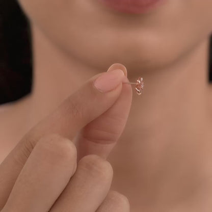 Rose Gold Zyra Ear Piercings