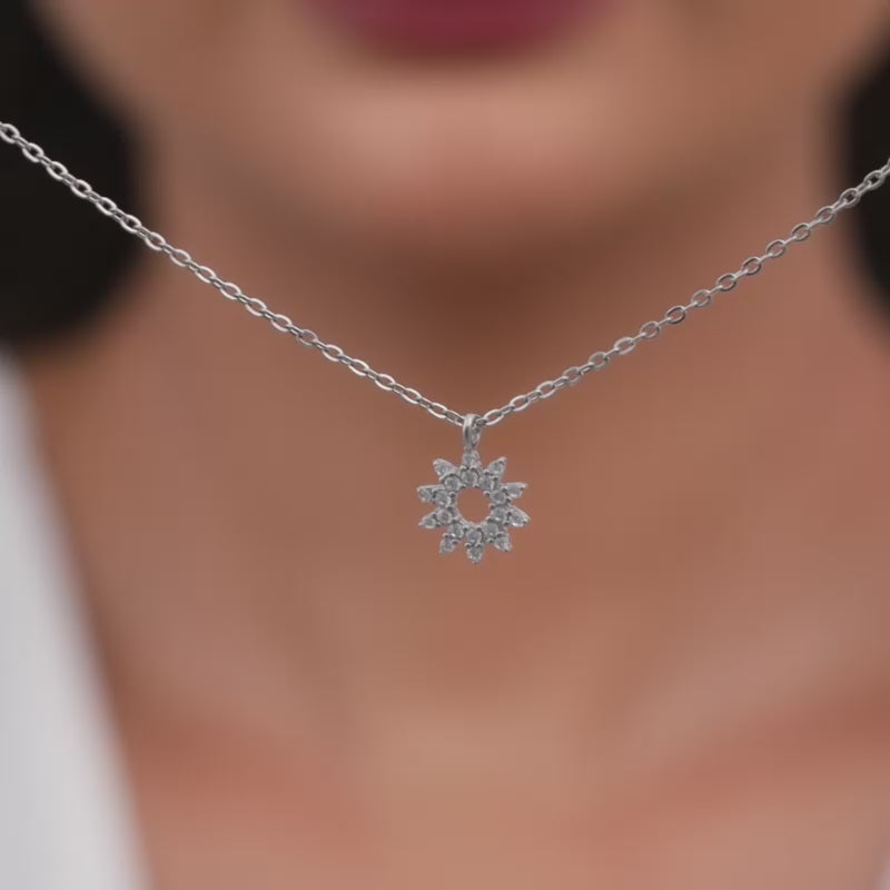 Sparkling silver plated imitation diamond necklace-earring-bracelet se -  Women - 1763461112