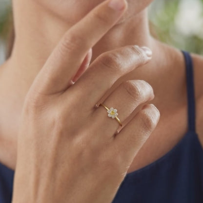 Golden Lovely Floret Ring