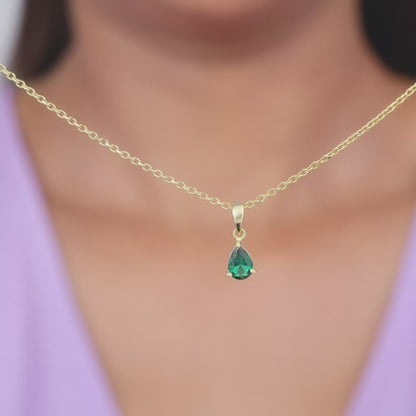 Golden Peridot Dream Pendant With Link Chain