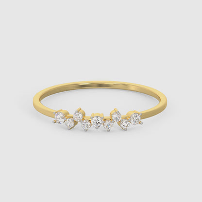 Gold Classic Elegance Diamond Ring
