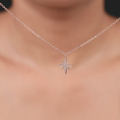Rose Gold Twinkling Celestial Necklace