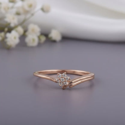 Rose Gold Flora Ring