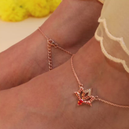 Rose Gold Adishakti Anklet