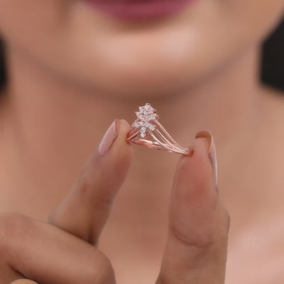 Rose Gold Fleur-De-lis Ring