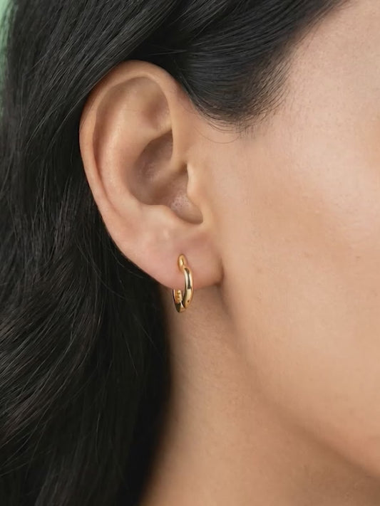 Golden Chic Love Studs