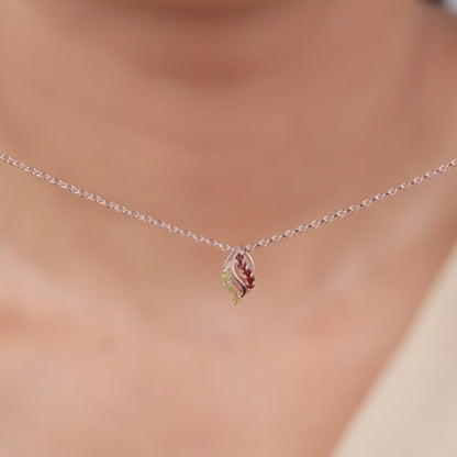 Rose Gold Mazu Pendant With Link Chain