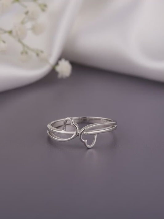 Silver Forever Knot Ring