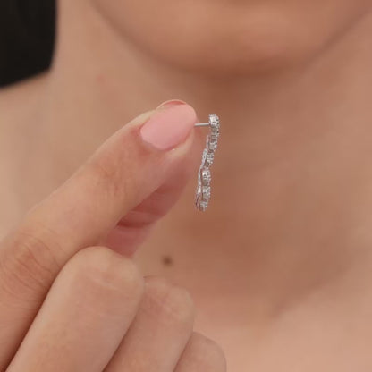 Silver Verde Muse Earrings