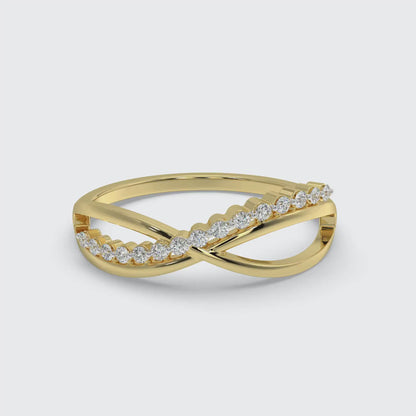Gold Sunlight Diamond Ring