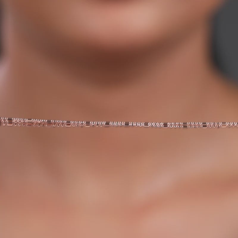 Rose Gold Just Dance Necklace