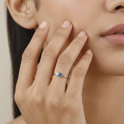 Silver Havenly Glow Ring